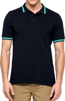Sundek Poloshirt - Mannen - navy/blauw/groen