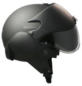 Osbe Tornado Motorhelm - Pilotenhelm - Cruiserhelm - matzwart L