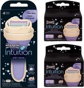 Wilkinson Intuition Dry Skin Coconut - Houder & 2 x Navulling