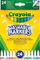 Crayola - Viltstiften - 24 Afwasbare Viltstiften Voor Kinderen - Dunne Punt
