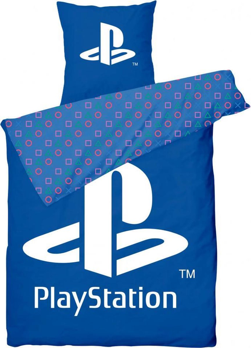Playstation logo - dekbedovertrek - cm 100% katoen x 90 cm kussenloop | bol.com