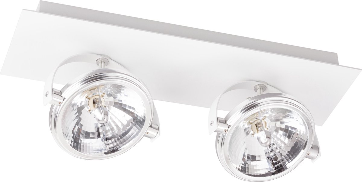 Modern Opbouwarmatuur Wit - 2x G53 Max. 50w - Incl. Trafo Excl. Lichtbronnen