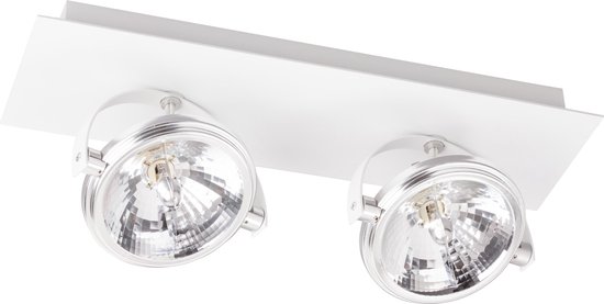 Luminaire moderne en saillie Blanc - 2x G53 Max. 50w - Incl. Transformateur excl. Sources lumineuses