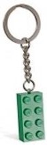 LEGO Classic Sleutelhanger Steen 2x4 Donkergroen