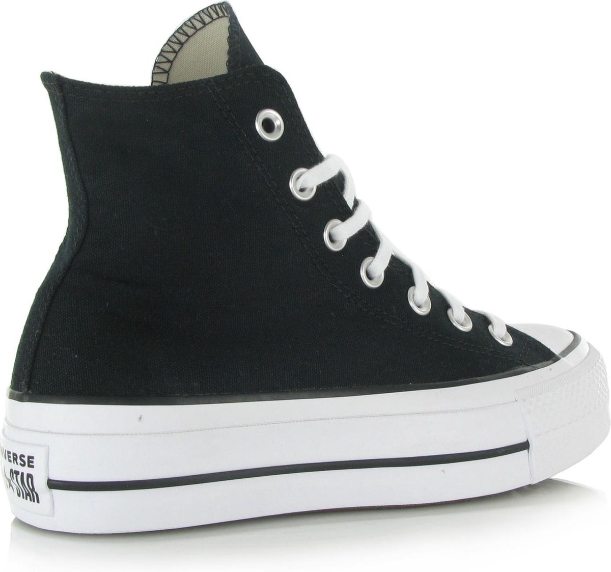 Converse Chuck Taylor All Star Lift Hi Hoge sneakers - Dames - Zwart - Maat  36,5 | bol.com