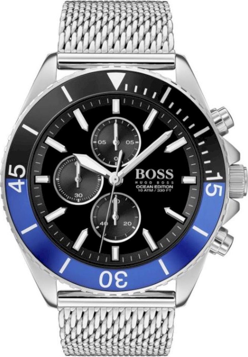 Hugo Boss Ocean Edition 1513742 Horloge - RVS - Zilverkleurig - Ø 46 mm |  bol.com