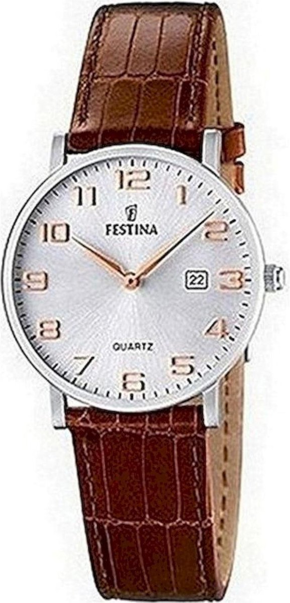 Festina Classic Horloge - Festina dames horloge - Bicolor Rosé - diameter 31 mm - roestvrij staal