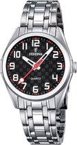 Festina Junior Collection Horloge - Festina mensen horloge - Zwart - diameter 31 mm - roestvrij staal