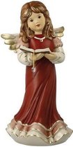 Goebel® - Kerst | Decoratief beeld / figuur "Engel Magisch Kerstsprookje II" | Aardewerk, 32cm, met Swarovski