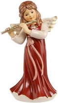 Goebel - Kerst | Decoratief beeld / figuur Engelenmuziek uit de hemel II | Aardewerk - 32cm