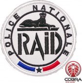 Police Nationale Raid French Anti terror unit Geborduurde patch embleem met klittenband