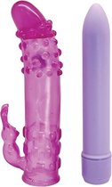 Duo touch vibrator