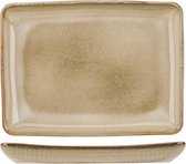 'Toluca Amber' Bord 16,5x22,5cm (set van 6)