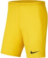 Nike Park III Sportbroek - Maat L  - Mannen - geel