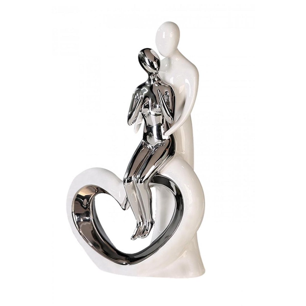 Sculptuur Keramiek liefde met hart