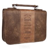 Classic Bible Cover Large Luxleather Trust in the Lord - Prov 3:5