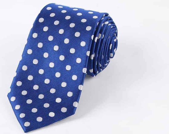 Zijden stropdassen - stropdas heren ThannaPhum Zijden stropdas blauw met...  | bol.com