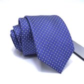 Zijden stropdassen - stropdas heren - ThannaPhum Donkerblauwe zijden stropdas