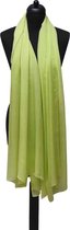 ThannaPhum Zijden chiffon sjaal - lichtgroen
