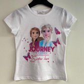 Disney Frozen T-shirt. Maat: 128 cm / 8 jaar.