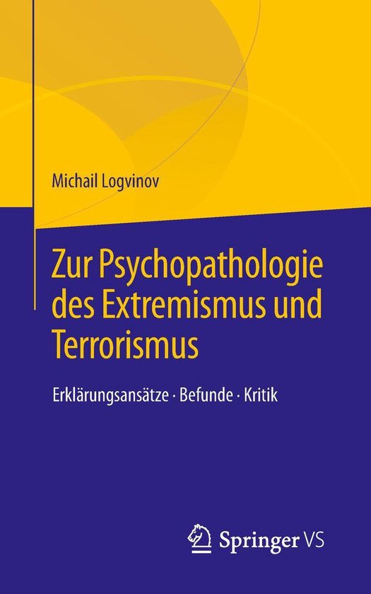 Zur Psychopathologie des Extremismus und Terrorismus - cover