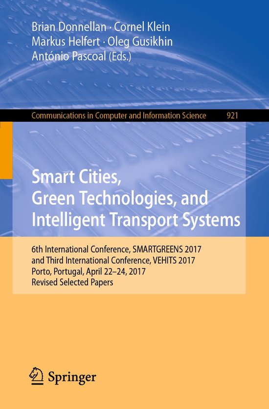 Springer Nature Proceedings Computer Science - Smart Cities, ... - cover