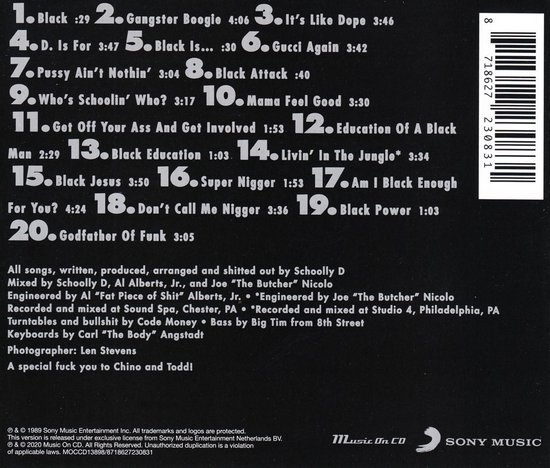 Schoolly D Am I Black Enough For You Am I Black Enough For You?, Schoolly-D | CD (album) | Muziek | bol.com