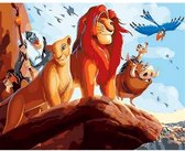 JDBOS ® Schilderen op nummer Volwassenen - Leeuwenkoning - Lion King - Paint by numbers - Verven volwassenen - 40x50 cm