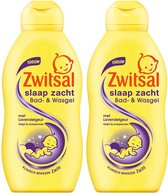 Zwitsal Slaap Zacht Bad- & Wasgel Lavendel - Duo Verpakking2 x 200 ml