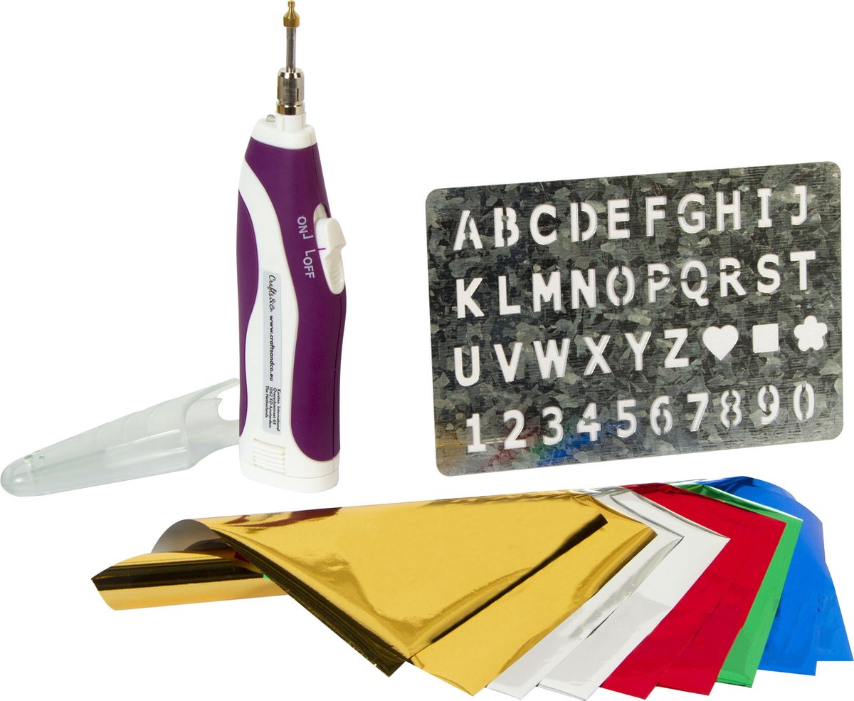 Crafts&Co Hot Foil Pen Lamineermachine DIY Knutselen Wit bol