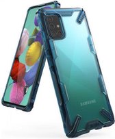 Ringke Fusion X Samsung Galaxy A51 Hoesje Transparant/Blauw