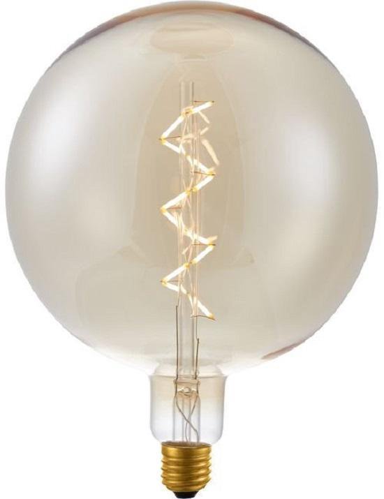 SPL LED Filament BIG Globe Spiral GOLD - 6W / DIMBAAR