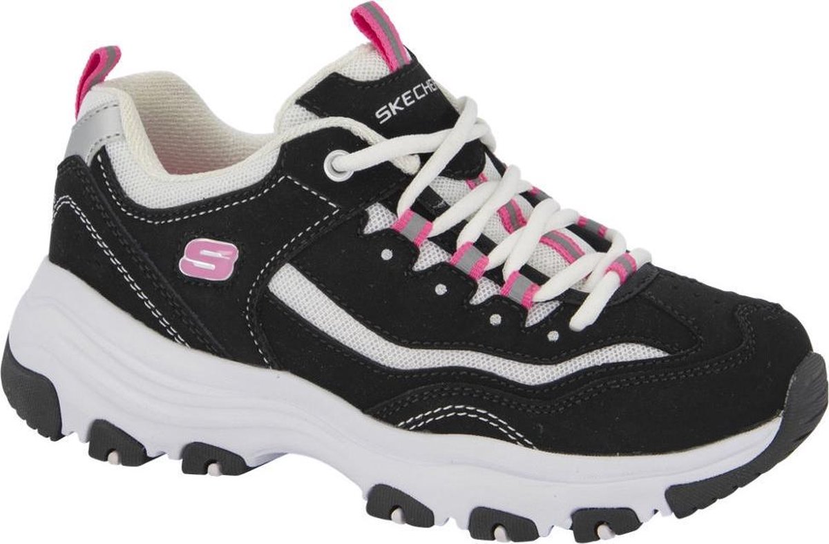 Skechers Kinderen Zwarte lightweight sneaker - Maat 32 | bol.com