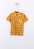 Tiffosi-jongens-polo, t-shirt-Seoul-zeilboten-kleur: oker geel-maat 110
