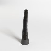 The Table atelier - vaas - Ø 6 * 22,5 cm - keramiek - handgemaakt - zwart