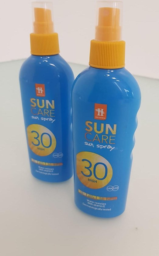 Zonnebrand Waterbestendig 30 SPF 2 stuks