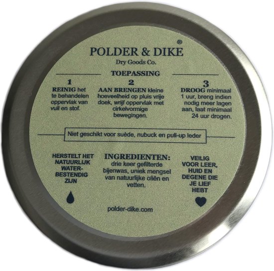 POLDER & DIKE - Leerverzorging  - Leder vet - LeerVet - Kleurloos - POLDER & DIKE
