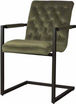 York armchair | 57x55x87cm | Oud groen