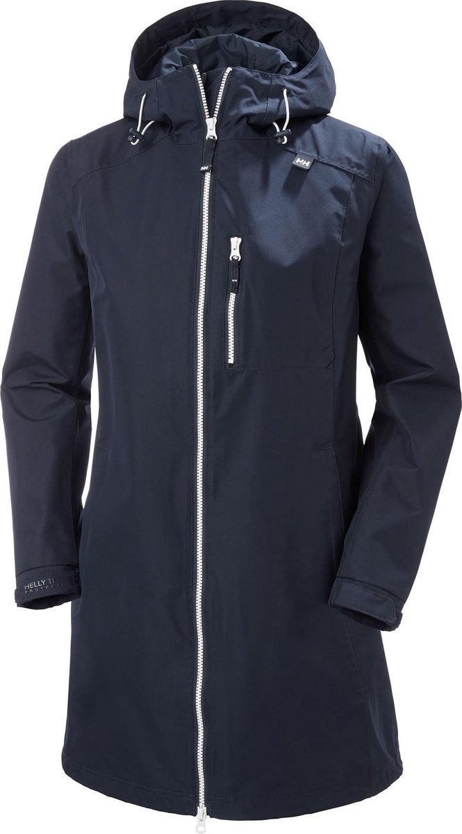 Helly Hansen Long Belfast Outdoorjas – Vrouwen Blauw