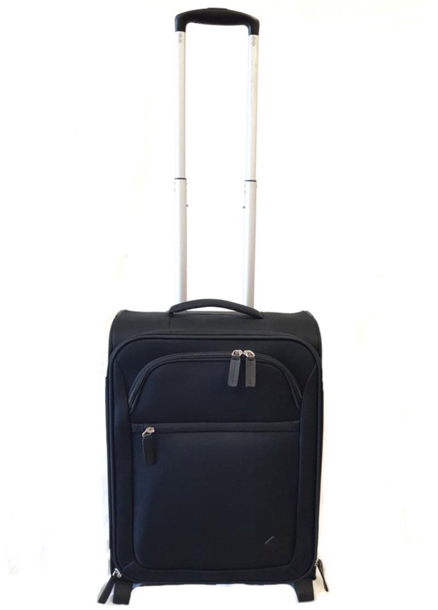 Handbagage Koffer Zwart - Lichtgewicht - Cabin Size - 2 Wielen - Trolley - Kleine Koffer - Handbagage Trolley - Ralp Boyer
