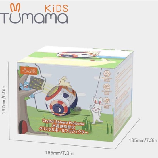 Muziek projector ster - baby nachtlamp met melodieën