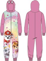 Paw Patrol onesie - pyjama - met capuchon - roos - 92 / 2 jaar