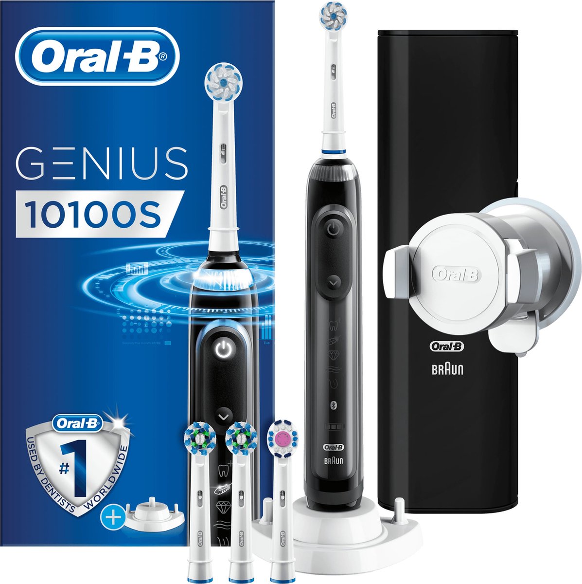 ongeduldig compenseren Kiwi Oral-B Genius 10100S - Elektrische Tandenborstel - Zwart | bol.com