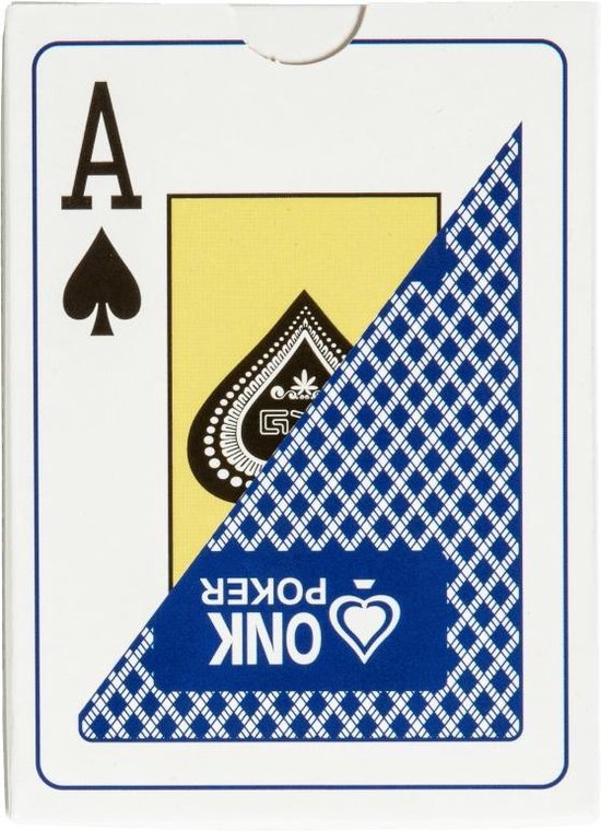 Afbeelding van het spel Professionele ONK Poker Kaarten Blauw