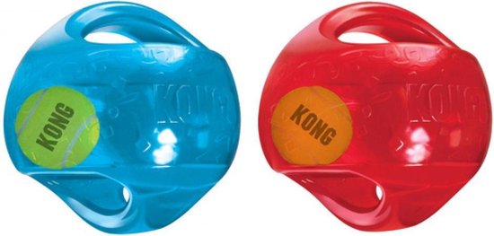 Kong Jumbler Ball – Assorti – M/L – Hondenspeelgoed – Ø14 cm