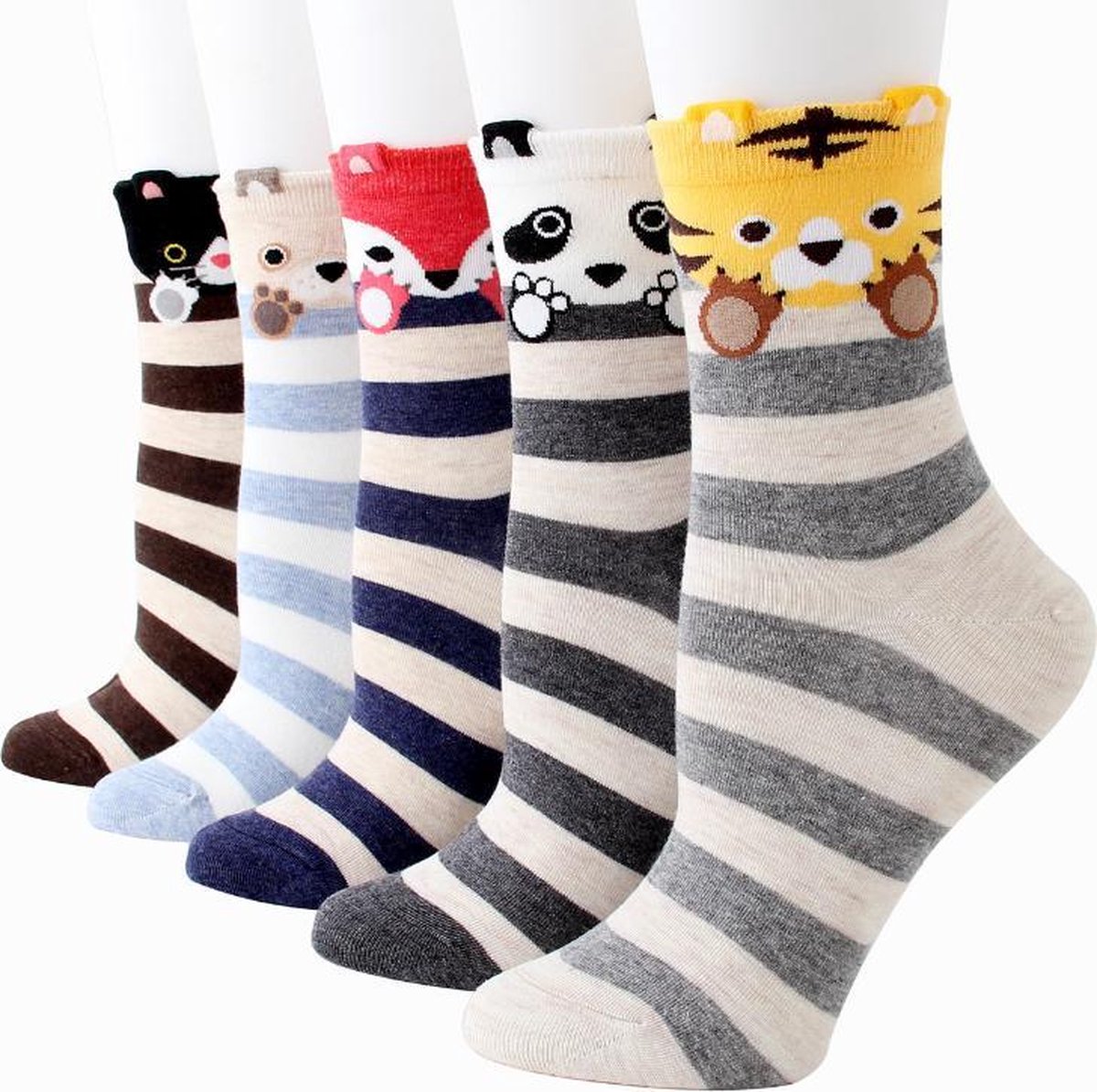 Sokken dames – Katoenen Socks - 36 40 - Happy Casual - Uniek Design