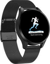 SAMMIT® Smartwatch Heren Zwart met StappenTeller- Met Meldingen- Calorieënmeter- Intelligente Smartwatch Dames en Heren- Smartwatch Iphone & Android- Sporthorloge