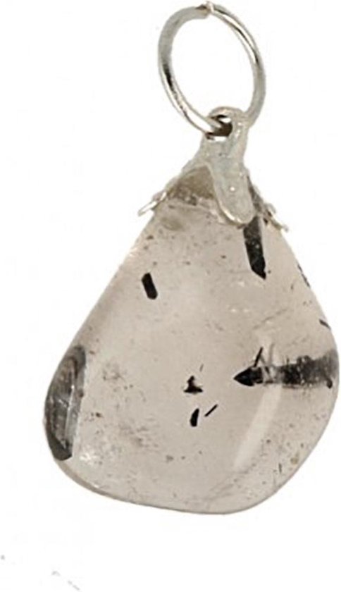 Pendentif pierre gemme Quartz tourmaline