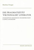 Die Pragmatizitat 'Fiktionaler' Literatur