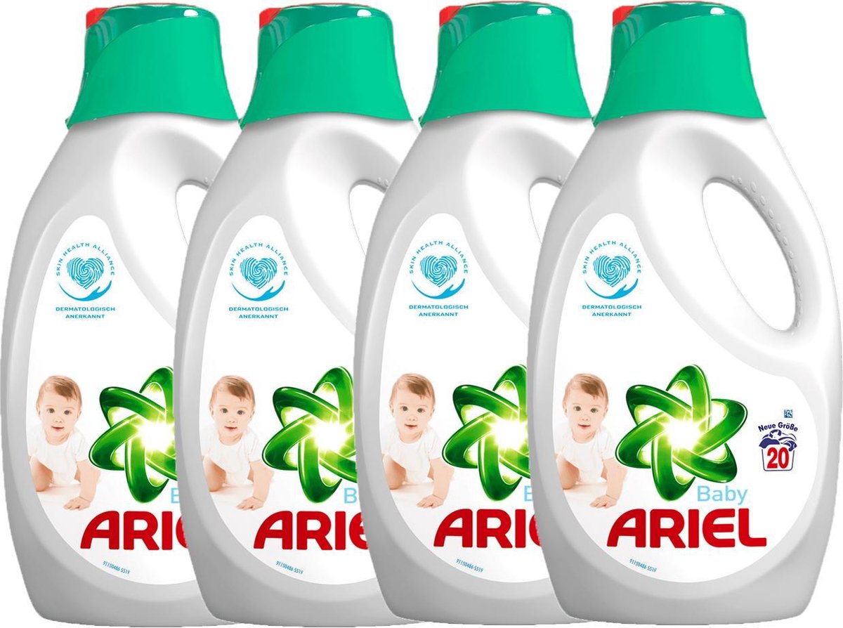 Ariel Baby x 20 (80) wasbeurten - voordeelverpakking - Vloeibaar Wasmiddel |
